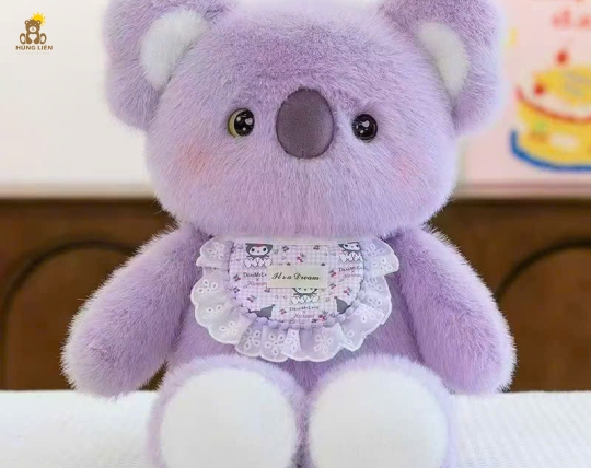 Gấu bông Koala màu tím
