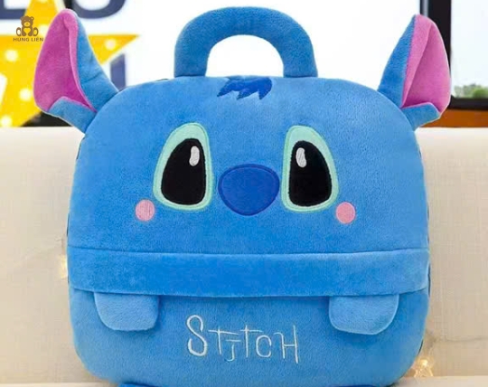 Chăn gối 2 in 1 -  hình Lilo & Stitch