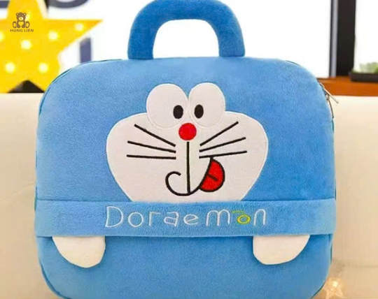 Chăn gối 2 in 1 - hình Đoraemon