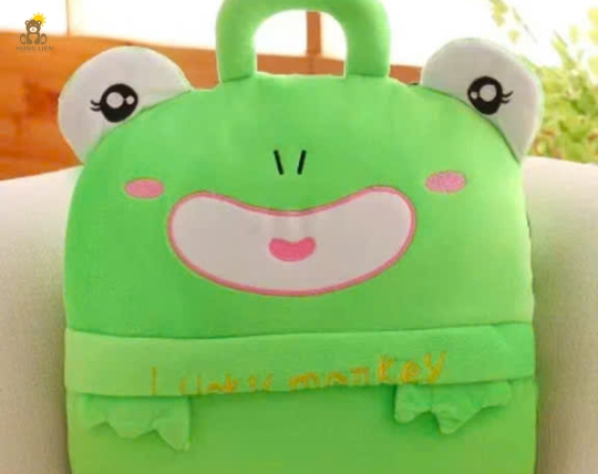 Chăn gối 2 in 1 - hình con ếch