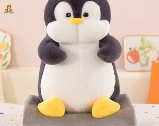 Chăm gối 2 in 1 - hình Chim cánh cụt