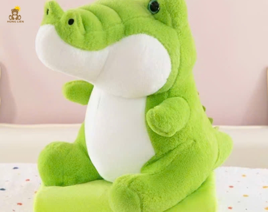 Chăm gối 2 in 1 - hình cá xấu xanh