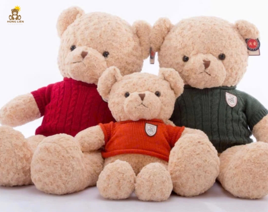 Gấu bông teddy đủ size gia đình