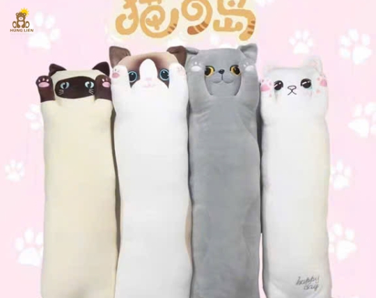 Gấu bông gối ôm hình nhiều con vật đáng iu